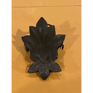 Vintage metal Christmas tree candle holder clip SET E large & unique shape